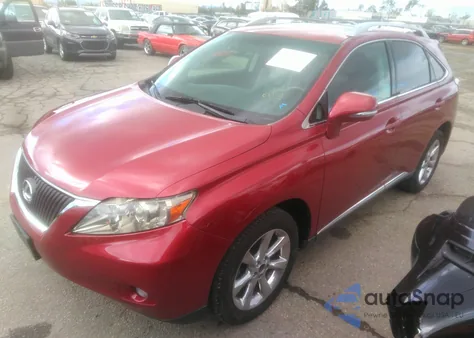 2010 Lexus Rx 350 z USA, uszkodzony, nr VIN JTJZK1BA7A2402579